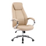 Karrige menaxheri Sonar pakoworld bezhë pu 61x57x120-128cm
