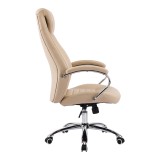 Karrige menaxheri Sonar pakoworld bezhë pu 61x57x120-128cm