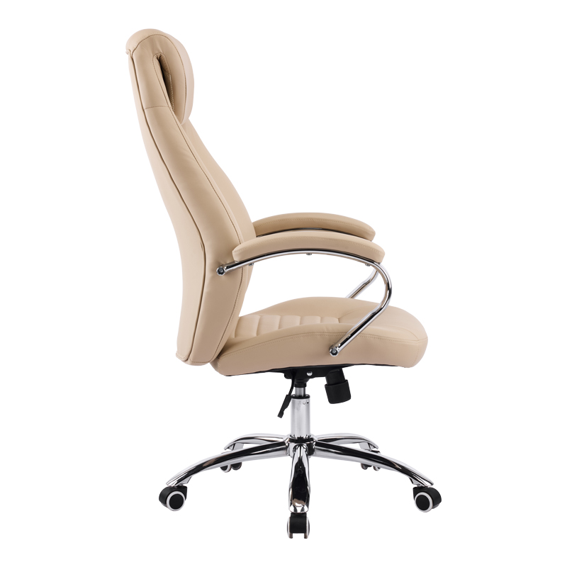 Karrige menaxheri Sonar pakoworld bezhë pu 61x57x120-128cm