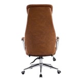 Karrige zyre menaxheri Ferka pakoworld pu kafe 64x71x120-128cm