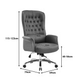 Karrige zyre menaxheri Kaline pakoworld pu jeshile 69x79x115-123cm