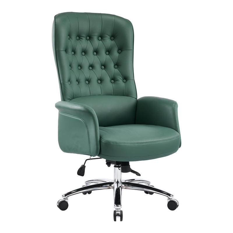 Karrige zyre menaxheri Kaline pakoworld pu jeshile 69x79x115-123cm