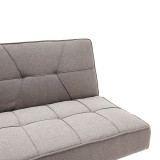 Divan-krevat 3 vendesh Travis pakoworld me pëlhurë në ngjyrë gri 175x83x74cm