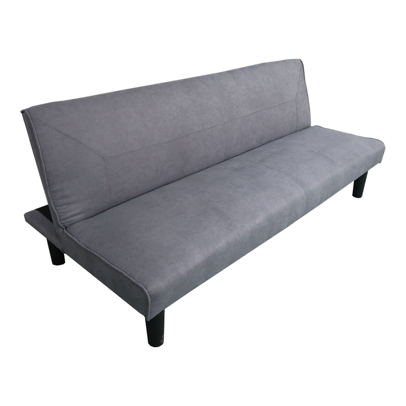Divan shtrati Kedran pakoworld 3-vendësh pëlhurë antracit 166x75.5x70cm