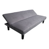 Divan shtrati Kedran pakoworld 3-vendësh pëlhurë antracit 166x75.5x70cm