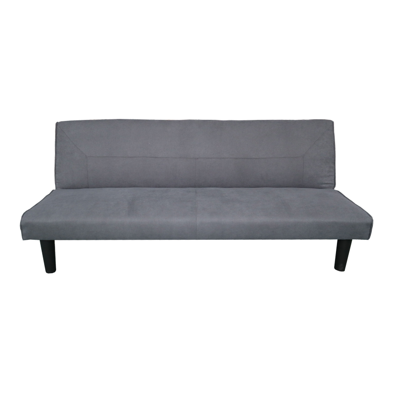 Divan shtrati Kedran pakoworld 3-vendësh pëlhurë antracit 166x75.5x70cm