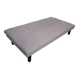Divan krevat Kedran pakoworld 3-vendësh me pëlhurë gri 166x75.5x70cm