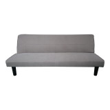 Divan krevat Kedran pakoworld 3-vendësh me pëlhurë gri 166x75.5x70cm