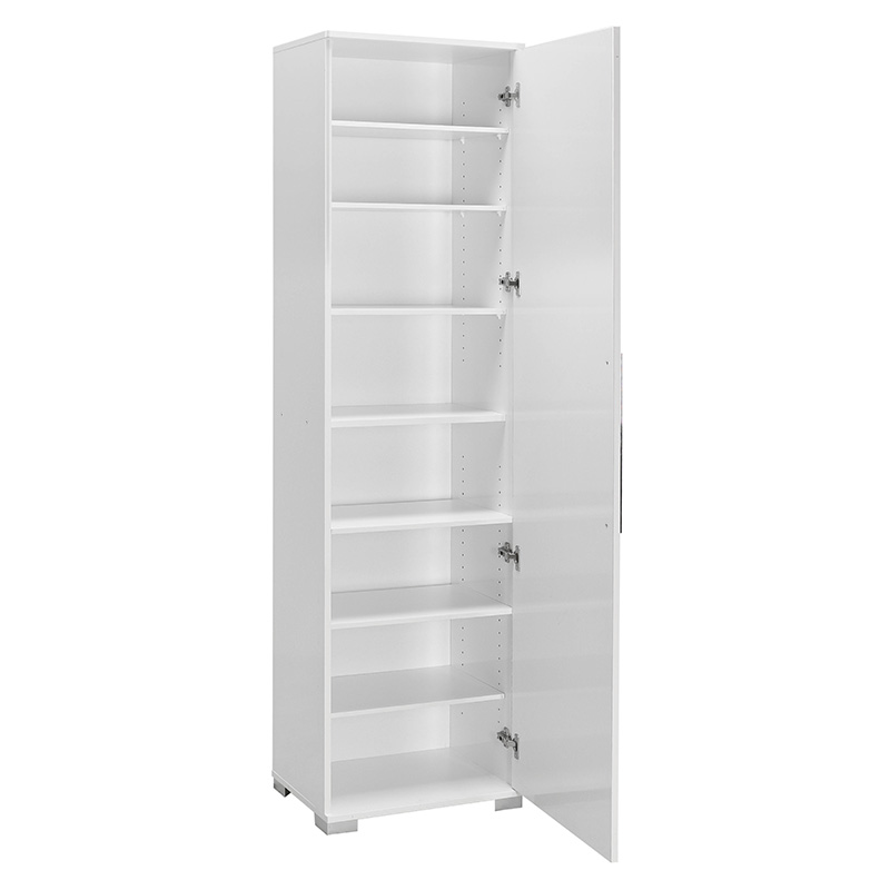 Kolonë Diamond1 pakoworld e bardhë me shkëlqim 50x35x187cm