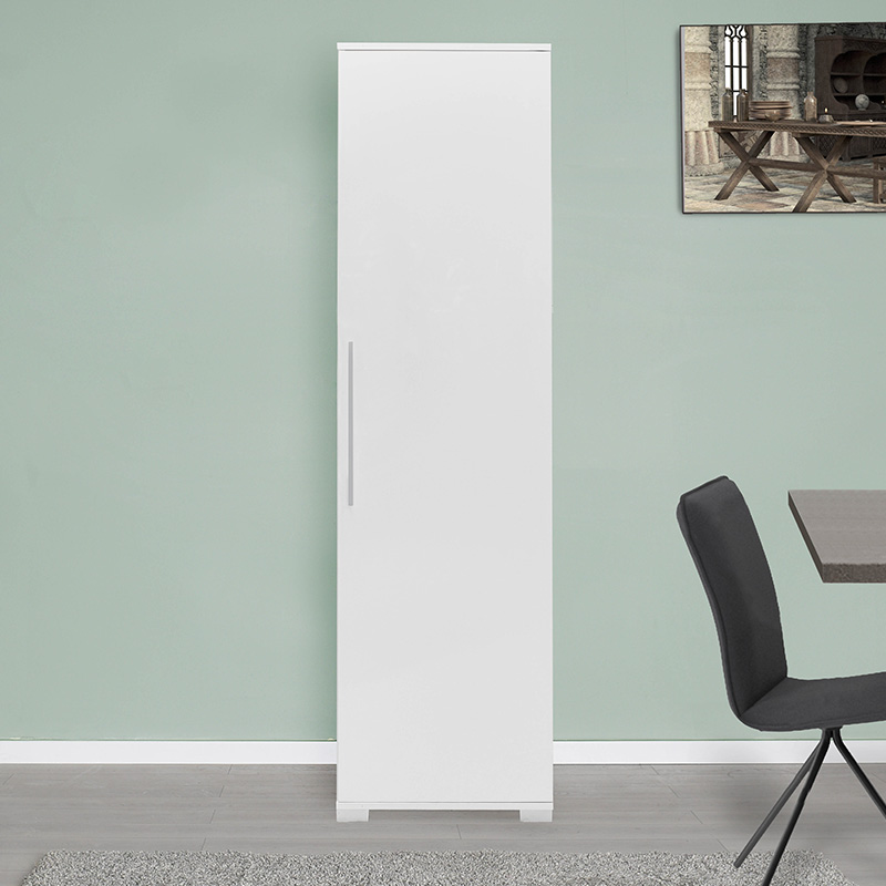 Kolonë Diamond1 pakoworld e bardhë me shkëlqim 50x35x187cm