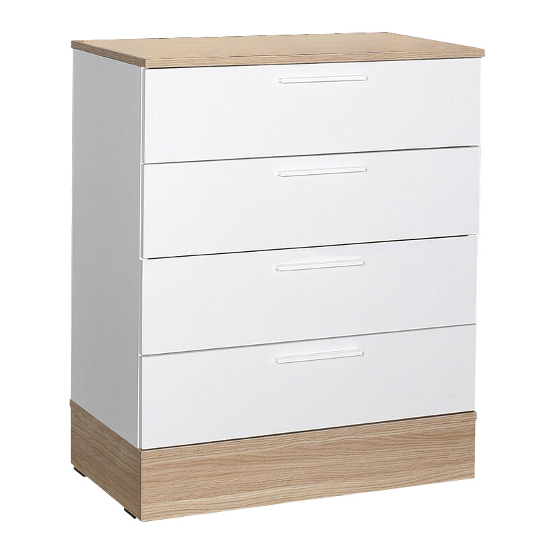 Komodinë Pelita pakoworld në të bardhë-lis 72x40x88cm