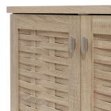 Dollap këpucësh MANTAM pakoworld 16 palë SONOMA 115.5x40x92cm