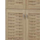 Dollap këpucësh MANTAM pakoworld 24 palë SONOMA 78x40x170.5cm