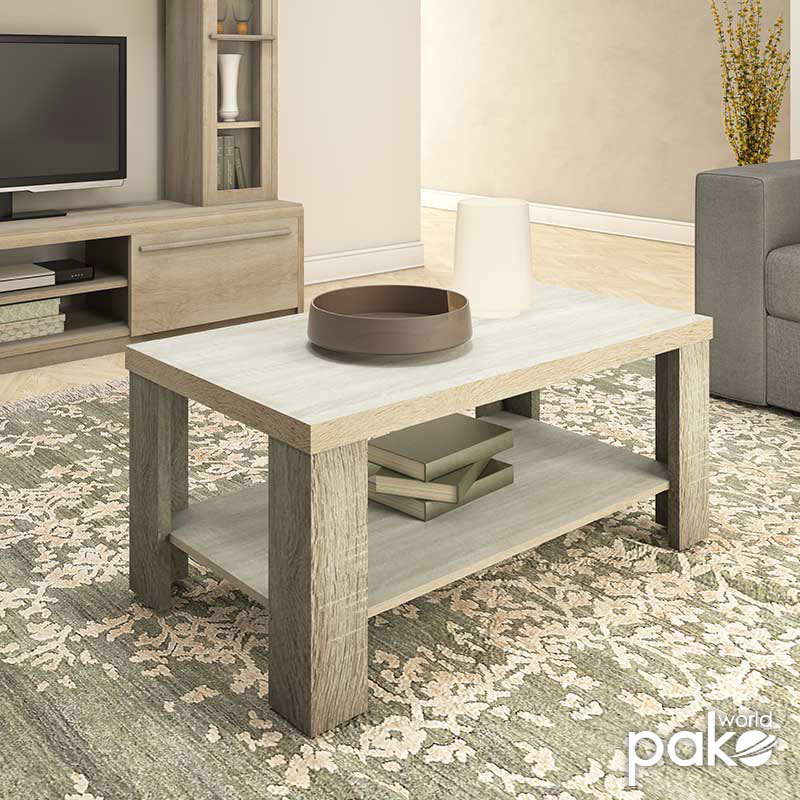 Tavolinë kafeje RIANO pakoworld ngjyrë SONOMA 89,5x49,5x42,5cm