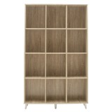 Bibliotekë FIRENZE pakoworld në ngjyrë sonoma 107x28,6x178cm