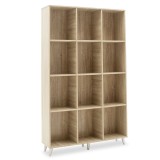Bibliotekë FIRENZE pakoworld në ngjyrë sonoma 107x28,6x178cm
