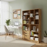 Bibliotekë Lucinda pakoworld lis 120x29.8x180.5cm