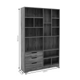 Bibliotekë Lucinda pakoworld lis 120x29.8x180.5cm