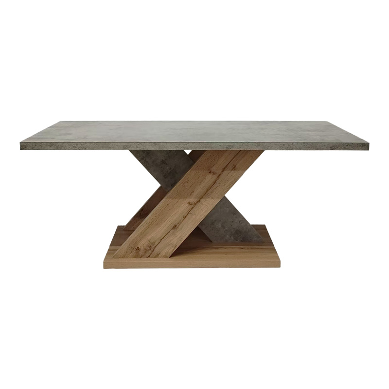 Tavolinë kafeje Solange pakoworld ngjyrë sonoma-gri 110x55x47.5cm