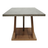 Tavolinë kafeje Solange pakoworld ngjyrë sonoma-gri 110x55x47.5cm