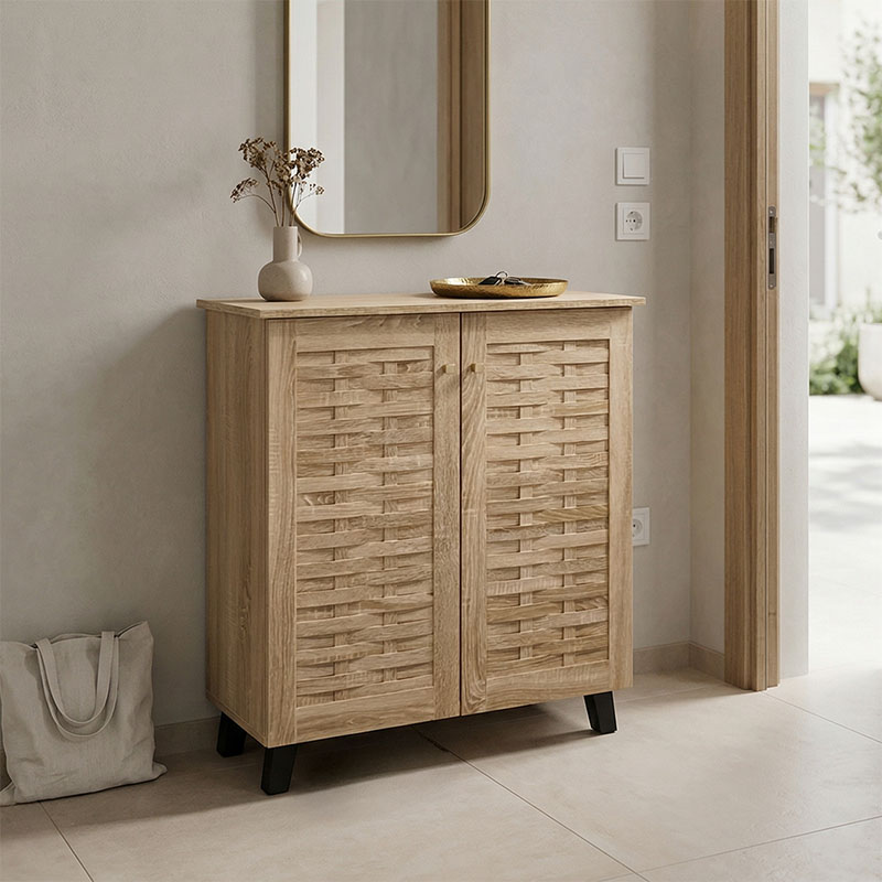 Kabinet këpucësh Mantam pakoworld 12 palë sonoma 78x34x87cm