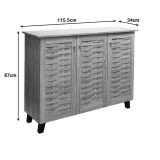 Dollap këpucësh Mantam pakoworld 16 palë sonoma 115.5x34x87cm