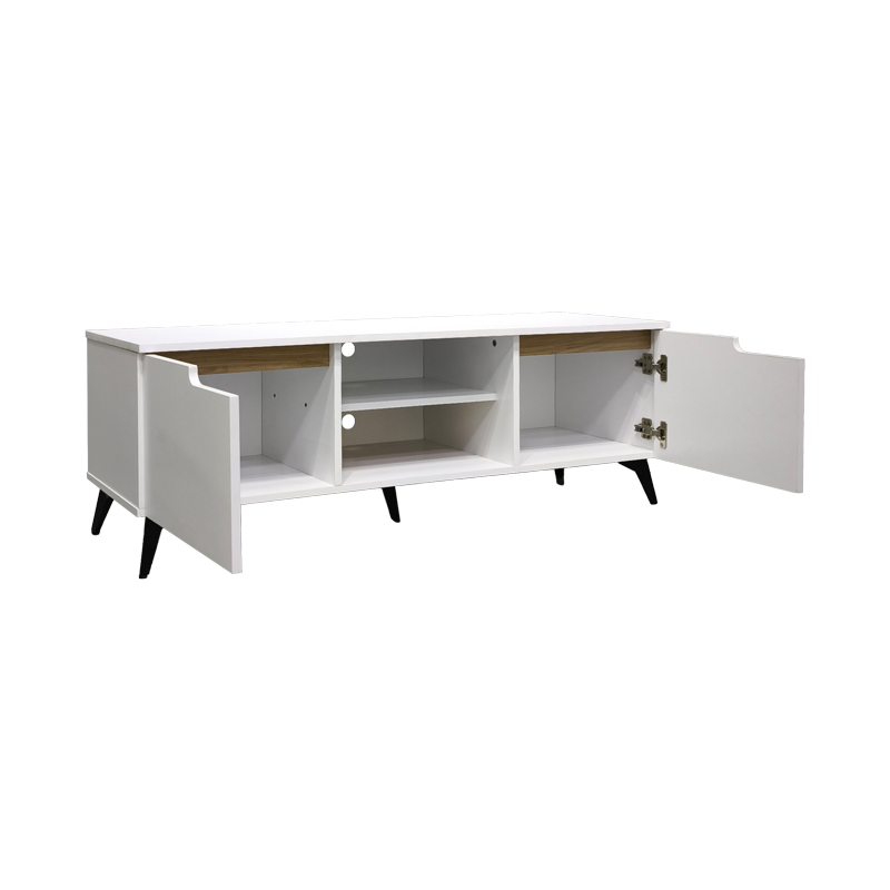 Kabinet TV Kemvio pakoworld SONOMA-e bardhë 120x38x44cm