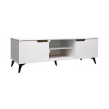 Kabinet TV Kemvio pakoworld SONOMA-e bardhë 120x38x44cm