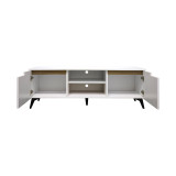 Kabinet TV Kemvio pakoworld SONOMA-e bardhë 120x38x44cm