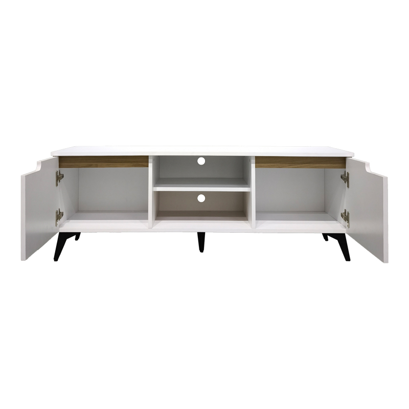 Kabinet TV Kemvio pakoworld SONOMA-e bardhë 150x38x44cm