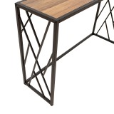 Konsolë Ivy pakoworld në ngjyrë arrë - e zezë 120x35x75cm