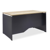Tavolinë menaxheri Lotus pakoworld në lis-gri e errët 120x80x75cm