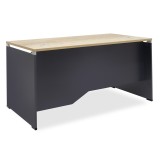 Tavolinë menaxheri Lotus pakoworld në lis-gri e errët 150x80x75cm