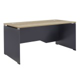 Tavolinë komerciale Lotus pakoworld në ngjyrë lisi-gri e errët 180x80x75cm