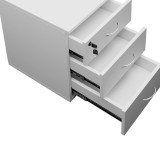 Sirtar mobil Amazon pakoworld melaminë e bardhë 39x47x52.5cm