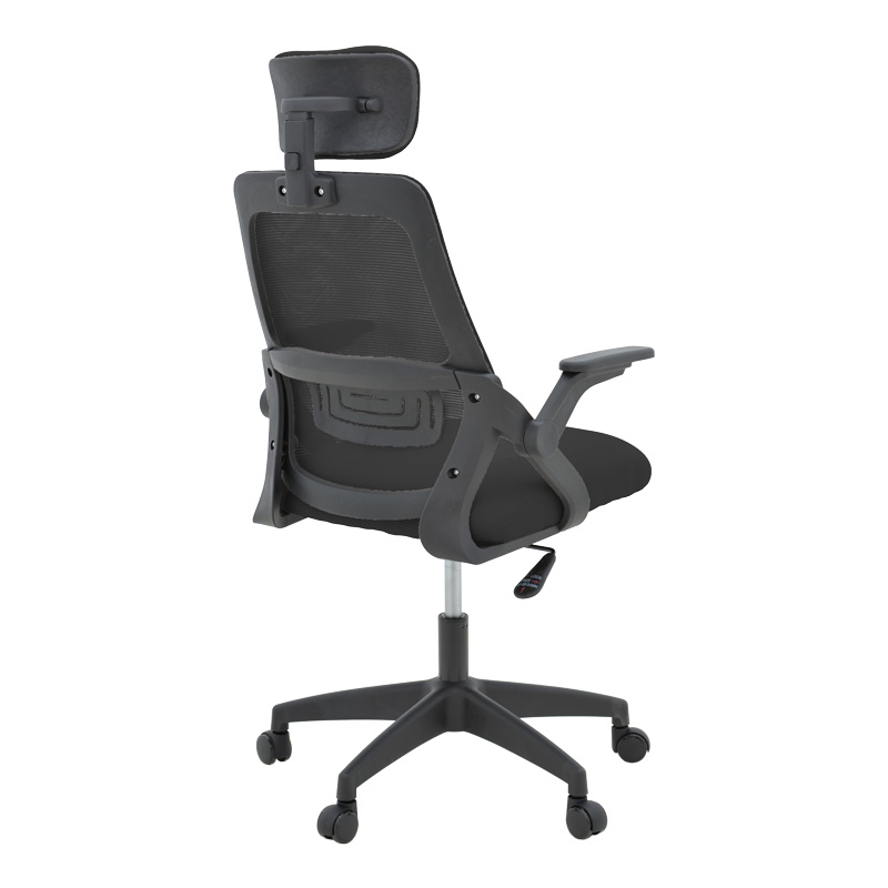Karrige zyre Peja pakoworld pëlhurë rrjetë e zezë 58x60x107-117cm