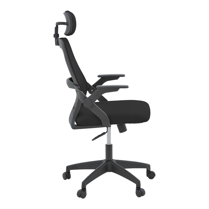 Karrige zyre Peja pakoworld pëlhurë rrjetë e zezë 58x60x107-117cm