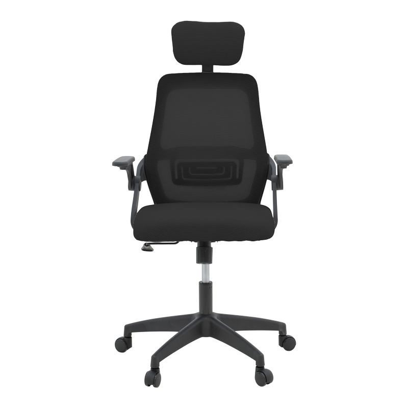 Karrige zyre Peja pakoworld pëlhurë rrjetë e zezë 58x60x107-117cm