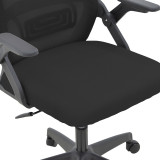 Karrige zyre Peja pakoworld pëlhurë rrjetë e zezë 58x60x107-117cm