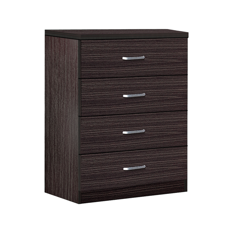 Komodinë me 4 sirtarë Killian pakoworld wenge 80x40x80cm