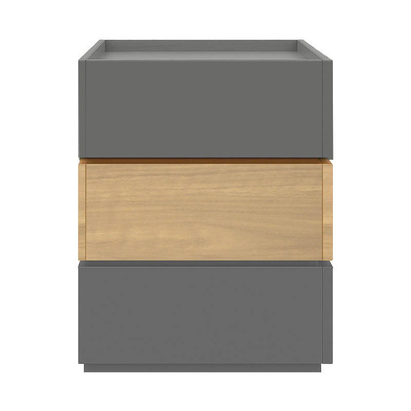 Komodinë Sonlen pakoworld mdf në nuancë SONOMA-qymyr 60x40x66cm