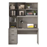 Tavolinë kompjuteri-librari Citoro pakoworld mdf në ngjyrë bezhë 120x50x180cm
