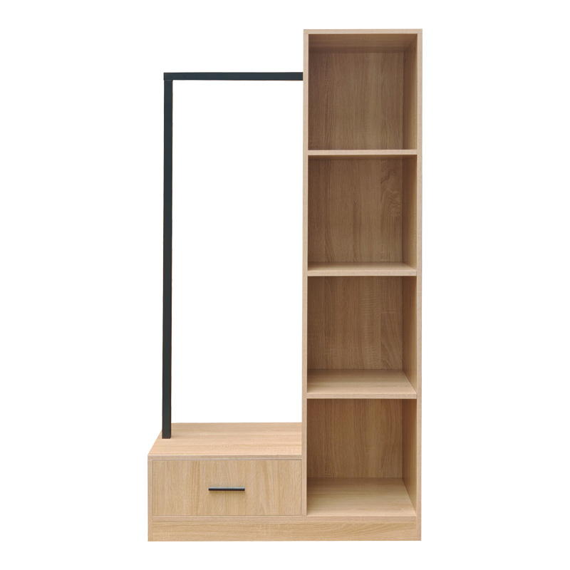 Njësi Endance Erdeco pakoworld mdf në ngjyrë natyrale 80x40x150cm