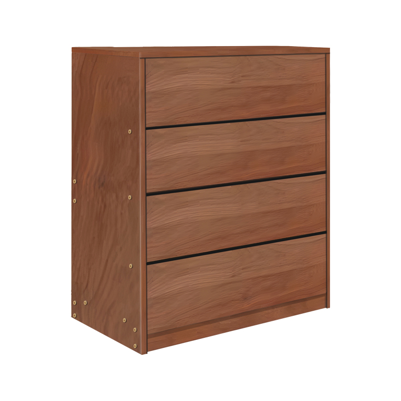 Komodinë Kuanger pakoworld mdf në ngjyrë arre 80x40x89cm