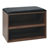 Stol kabinet këpucësh Kiana pakoworld 4 palë në ngjyrë arre 60x32x44cm