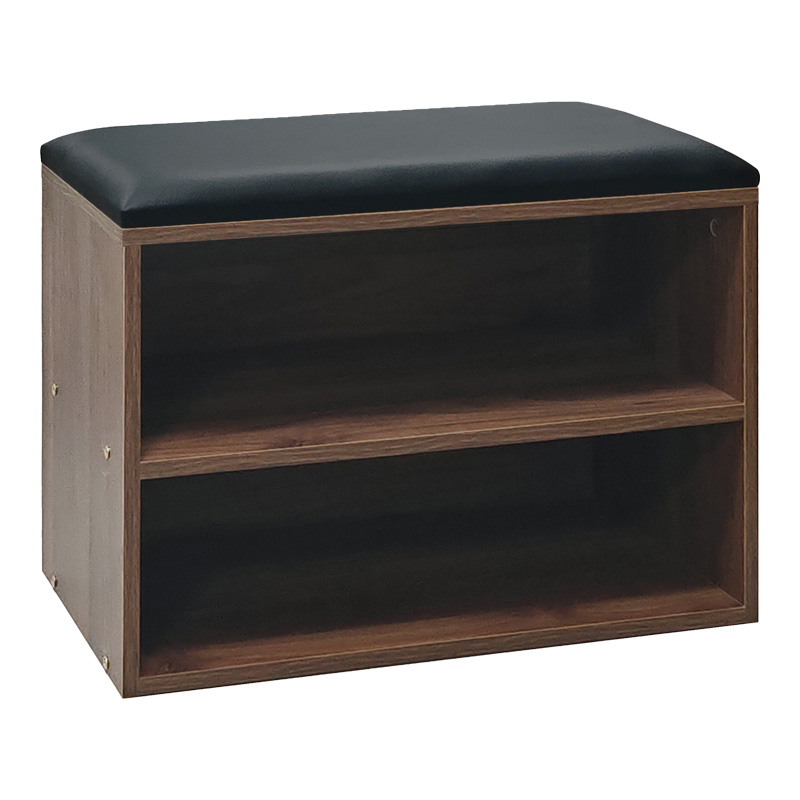 Stol kabinet këpucësh Kiana pakoworld 4 palë në ngjyrë arre 60x32x44cm
