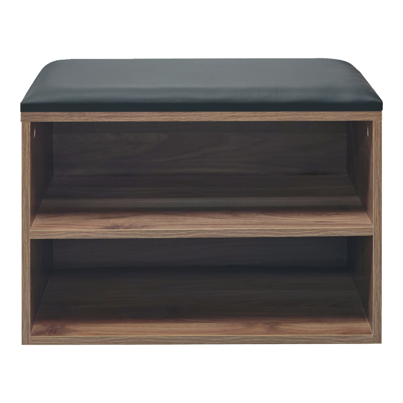 Stol kabinet këpucësh Kiana pakoworld 4 palë në ngjyrë arre 60x32x44cm