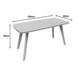 Tavolinë kafeje Komela mdf në nuancë natyrale 100x48x45cm