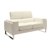 Divan 2 vendesh Shea pakoworld PU fildish-inox 158x80x87cm