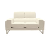 Divan 2 vendesh Shea pakoworld PU fildish-inox 158x80x87cm